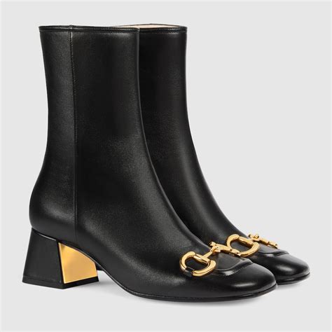 gucci horsebit ankle boots